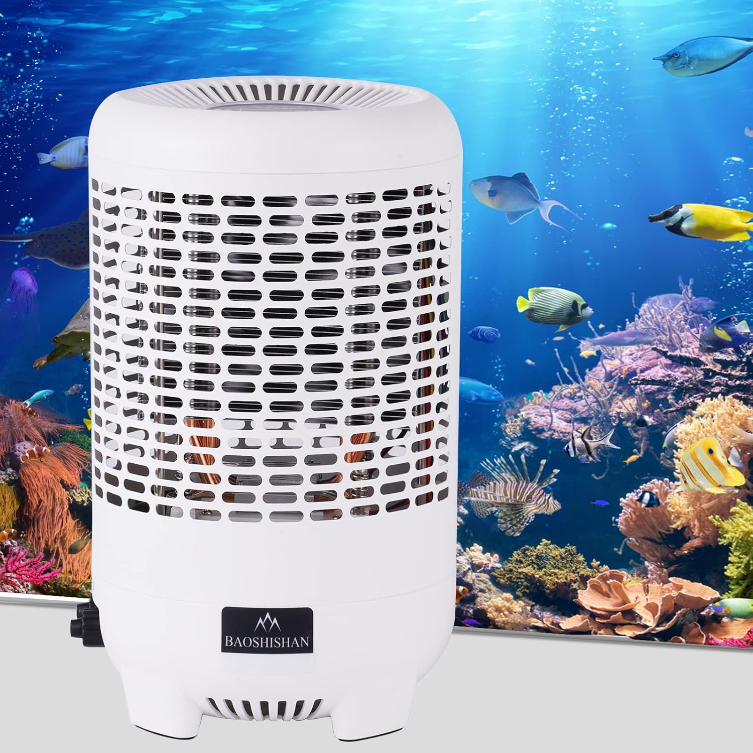 Amazon BAOSHISHAN 水槽クーラー 水槽用クーラー 小型 ペルチェ式 冷却 30L35L小型水冷装置 恒温 335℃温度