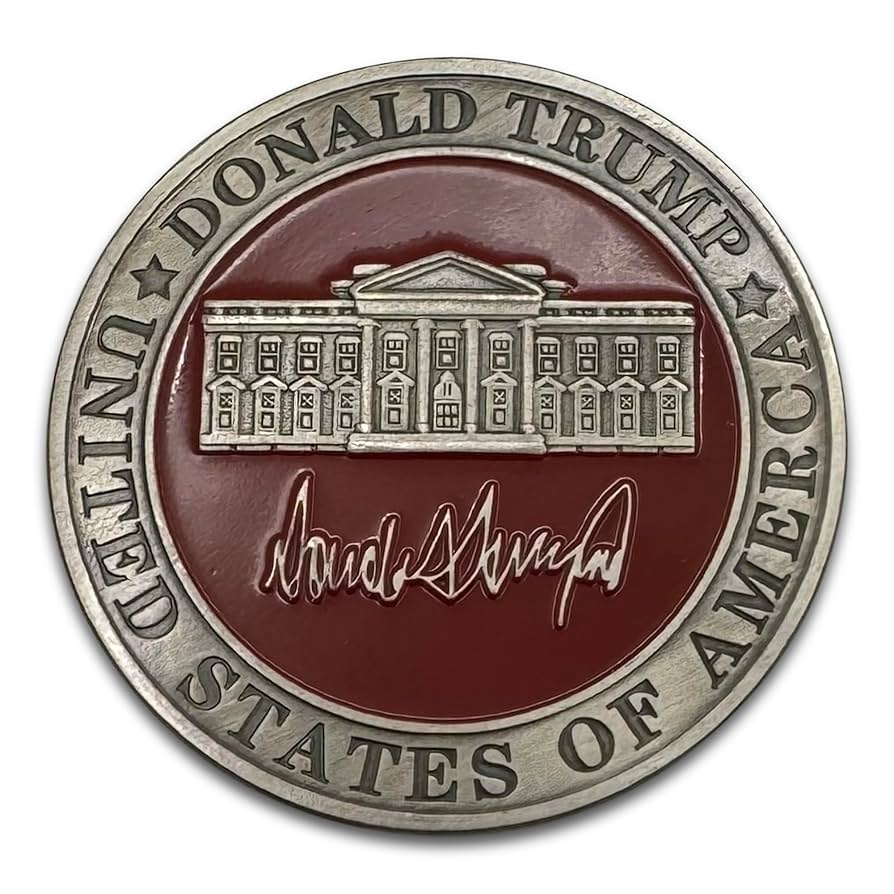 シルバー　トランプ Amazon.com: Aizics Mint Donald Trump 2025 45 47 Presidential