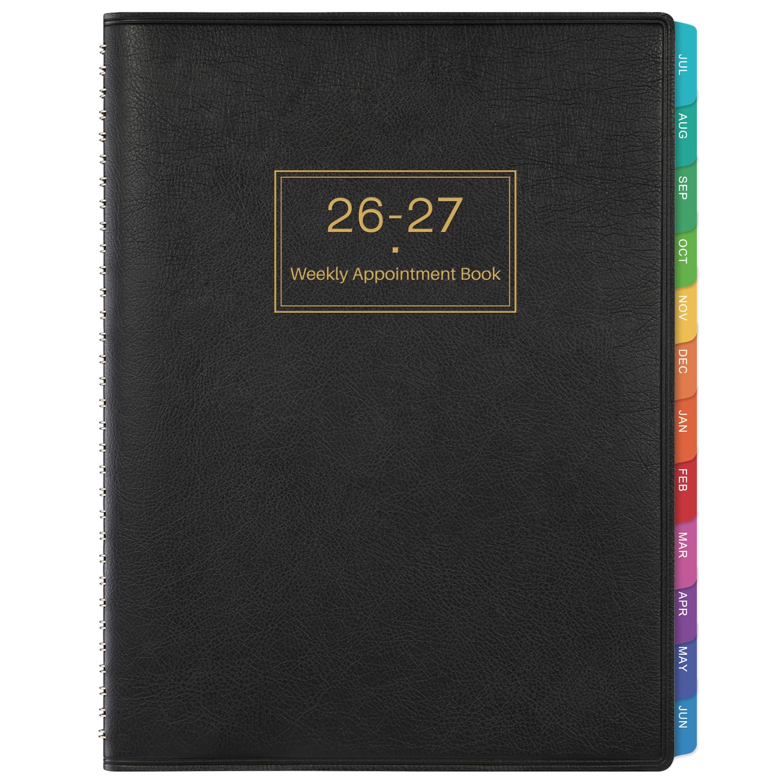 Appointment Book 2026-2027 - A4 Diary 2026 2027 from Jul. 2026 to Jun. 2027, Week-to-View Organiser with 15-Minute Appointments, Softcover Appointment Diary, 21.8 x 29 cm