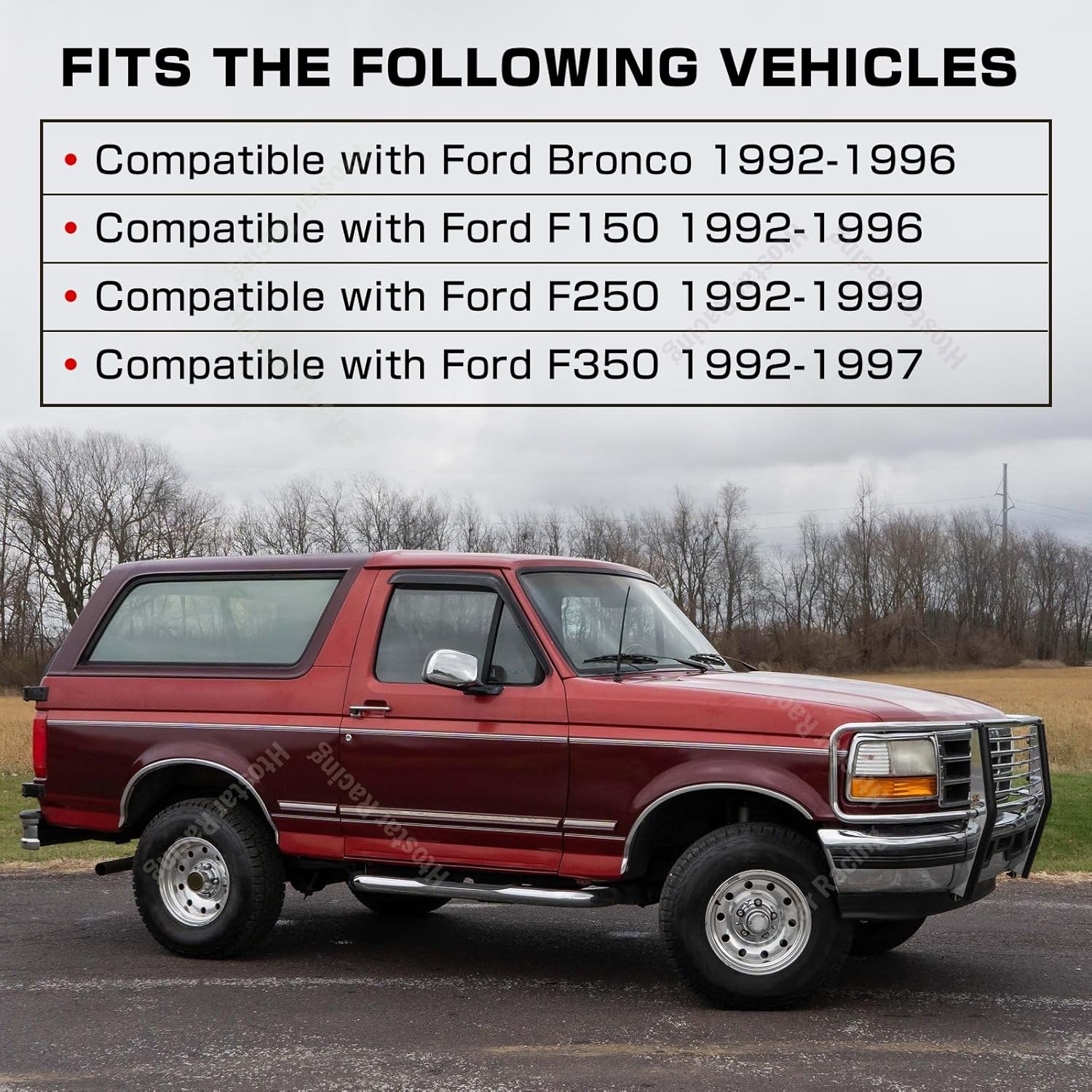 Corrected 4WD Transfer Case Lower Shift Linkage - Compatible with Ford F150 F250 F350 Bronco 1992-1999, Replaces 600-602 F3TZ-7210-C F6TZ-7210-B F6TZ7210C