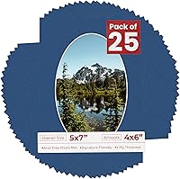 Vista 104 de Tapete de 5 x 7 para fotos de 4 x 6 pulgadas, con apertura de tablero ovalado verde Honeydew precortado, sin ácidos, mate para proteger tus