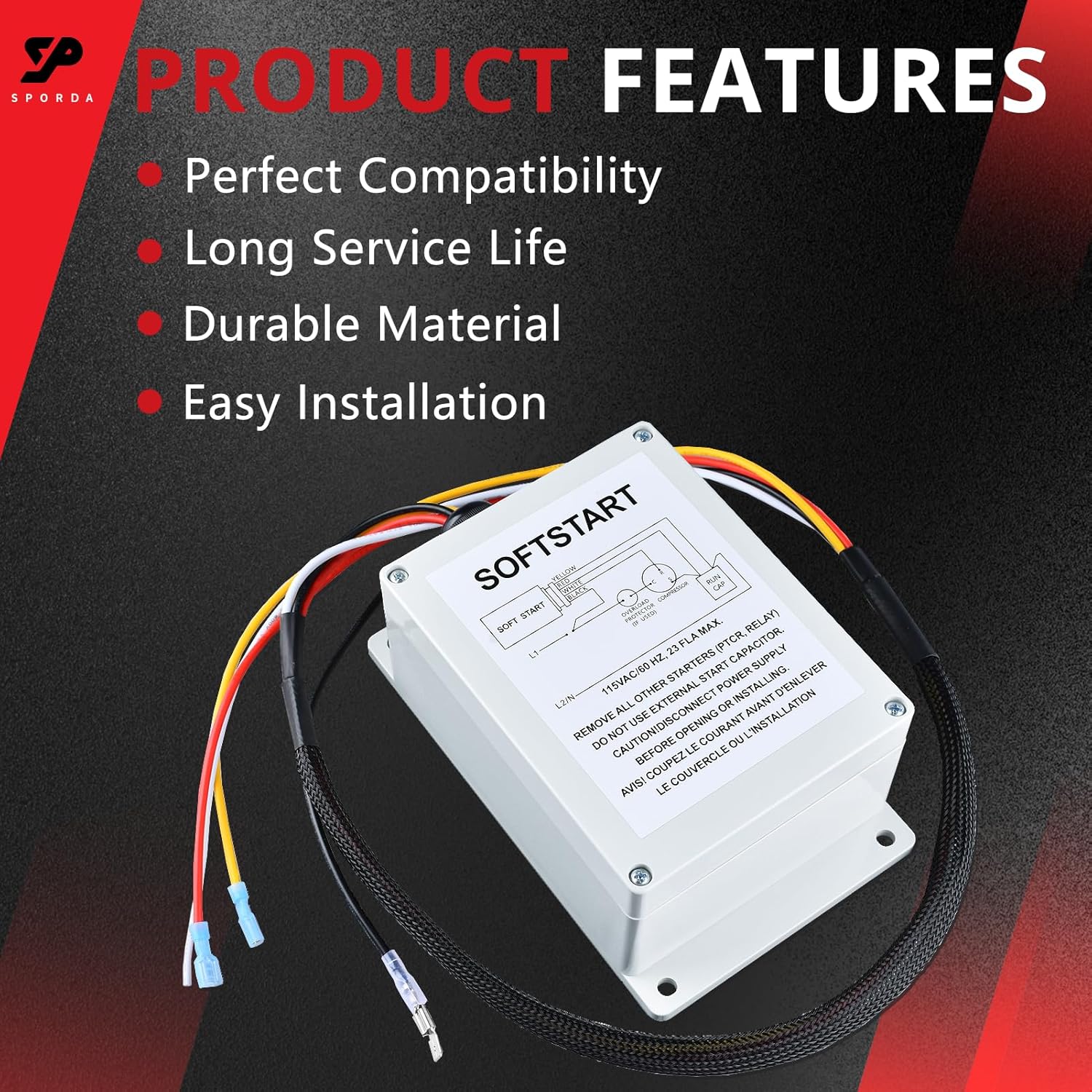 RV Soft Start Kit 1497-3601 - fits for Coleman AC, 75% Power Reduction