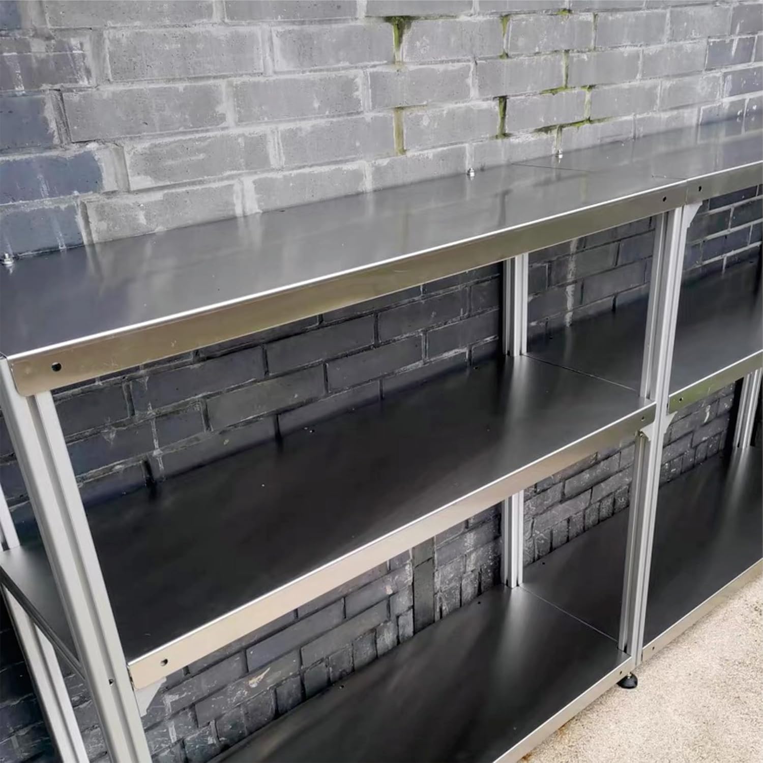 2PCS Stainless Steel Sheets 12" x 12" x 1/16" Inch Metal Plates for Magnetic Mount Board Wall,430 Stainless Steel Shim Stock Plates for Crafting, Kitchen, Office(Thickness 1.75mm)