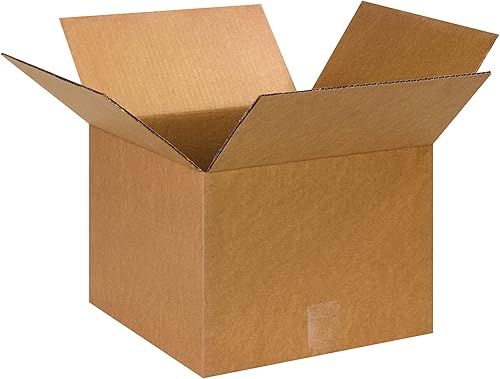 PARTNERS BRAND Cajas de cartón corrugado de 13 x 13 x 10, medianas de 13 pulgadas de largo x 13 pulgadas de ancho x 10 pulgadas de alto, paquete de