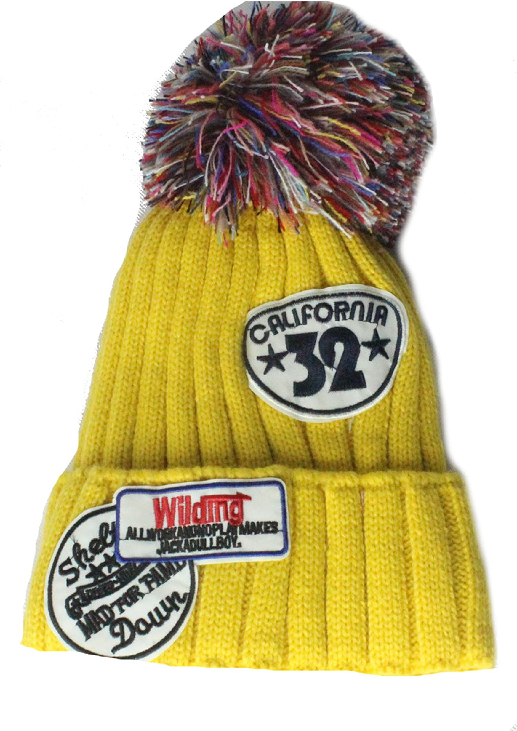TKHAT Beanie Hats Fashion Unisex Yellow
