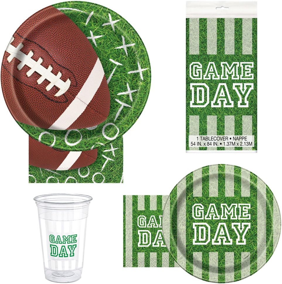 Game Day Football Beverage Napkins 10", 16 Ct.