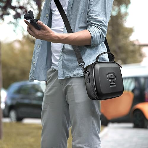 Miniatura 8 de Tomat Estuche de transporte de bolsillo 3, bolsa de almacenamiento impermeable de viaje portátil con correas para el hombro, funda para DJI Osmo