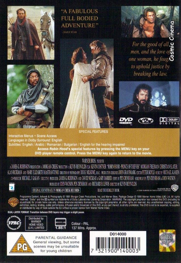 Robin Hood Prince Of Thieves [1991]