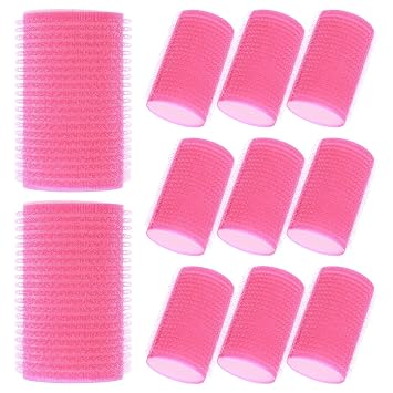 Hair Roller for Bangs 12pcs Hair Sponge Curlers Self Grip for Women and Girls Curler