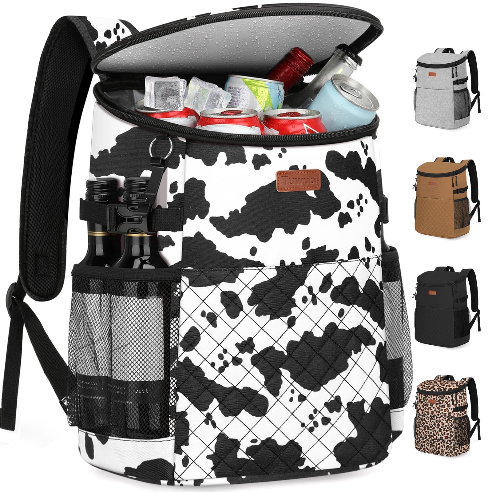 Soft Cooler Backpack 30 Cans/45 Cans, Backpack Coolers Insulated Leak Proof Thermal Lunch Backpack for Men Work Small Cooler Bag Beach Travel Picnic