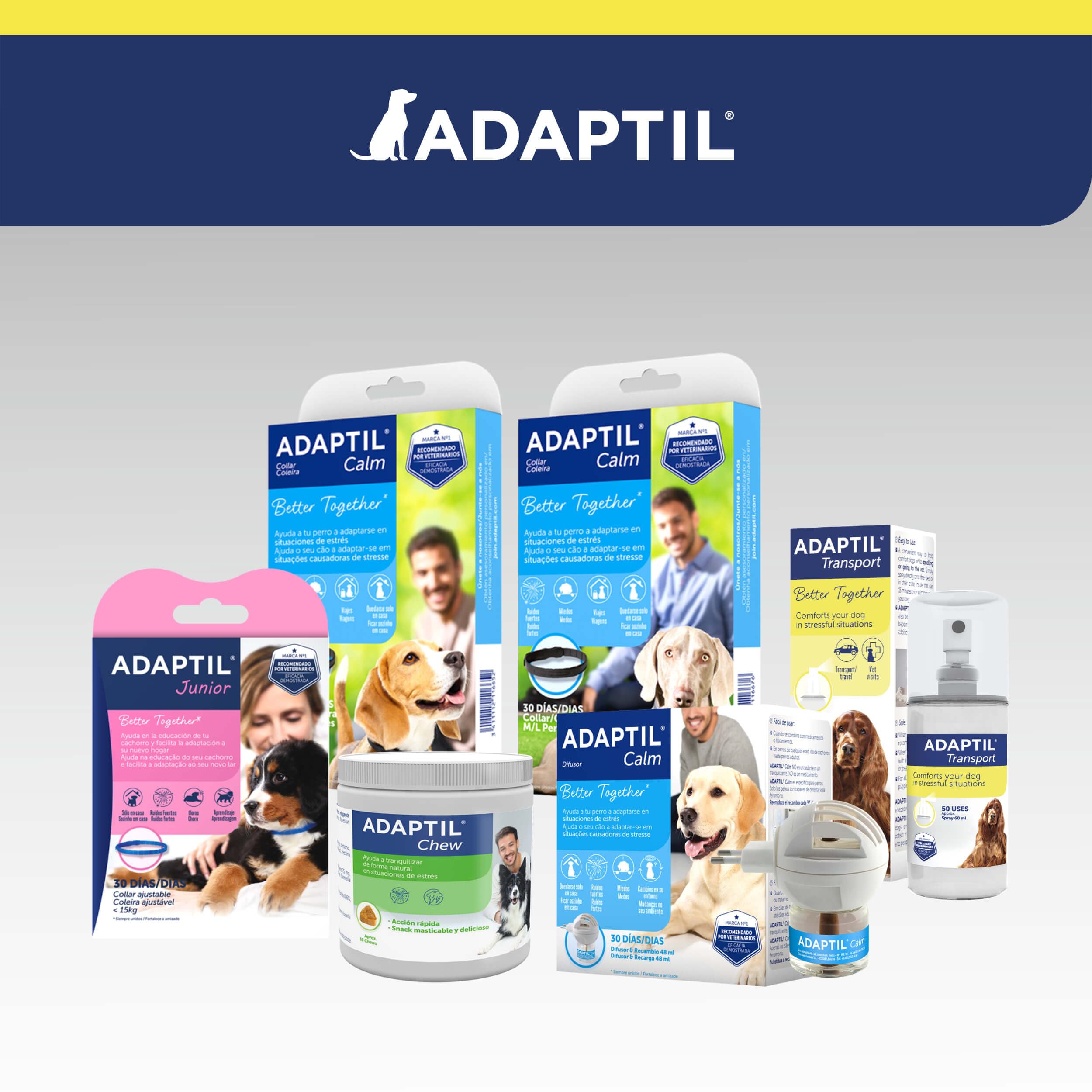 Adaptil Transport - Antiestrés para Perros - Viajes, Transporte, Temblores, Lloros, Jadeos, Inquietud, Tensión - Spray 60 ml