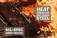 Vista 5 de Spec Ops Tools - Martillo de carpintero, con gancho para sacar clavos, cara fresada, agarre que absorbe impactos