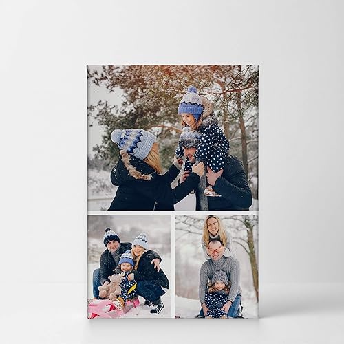 Vista 161 de Smile Art Design Imagen de collage de 3 imágenes, impresión en lienzo personalizada con tus fotos, impresiones fotográficas personalizadas, regalos