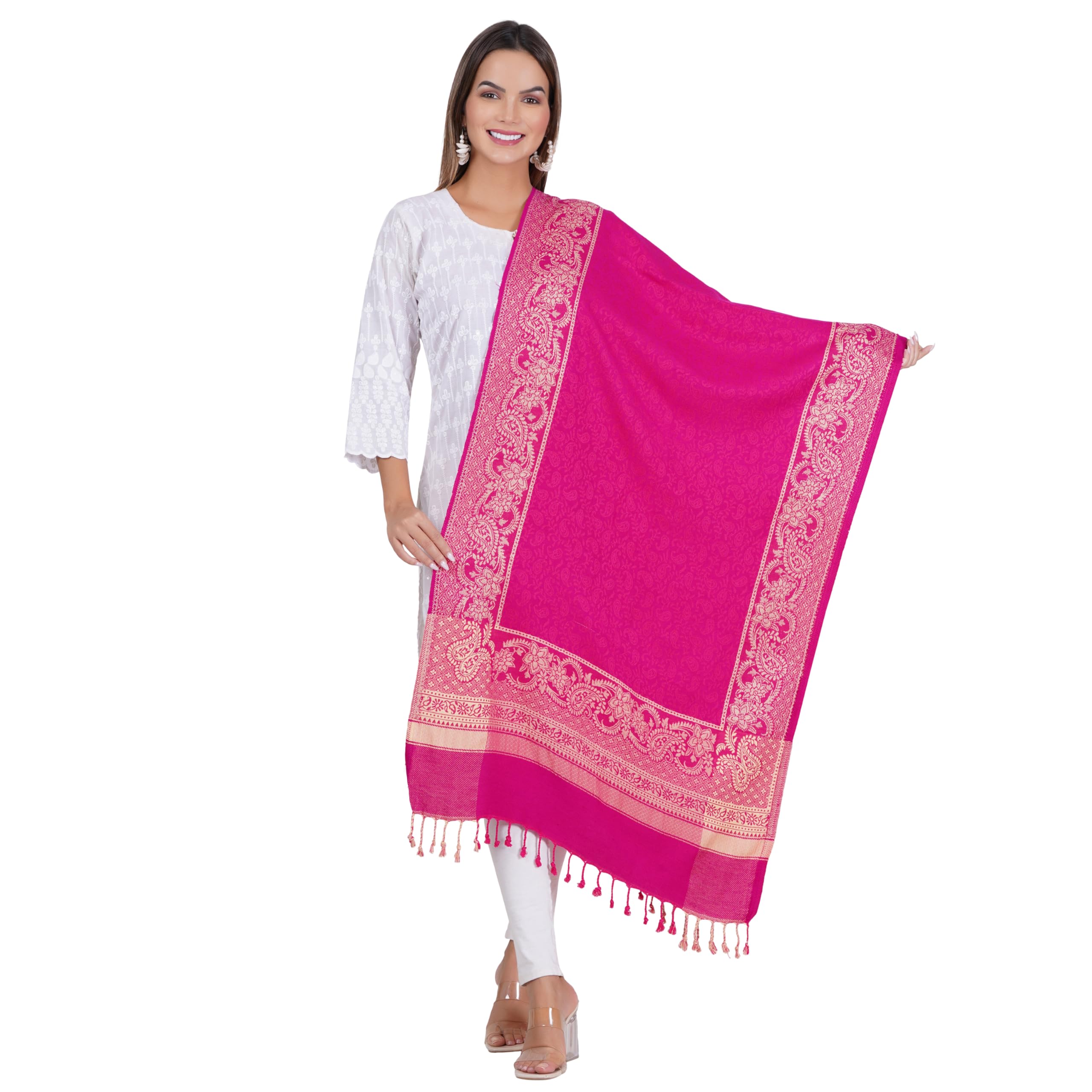 fabture Women's Stole/Stole for girls and women/woolen stoles for winter-picture-37
