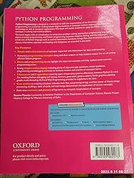 Buy PYTHON PROGRAMMING: USING PROBLEM SOLVING APPROACH Book Online at ...