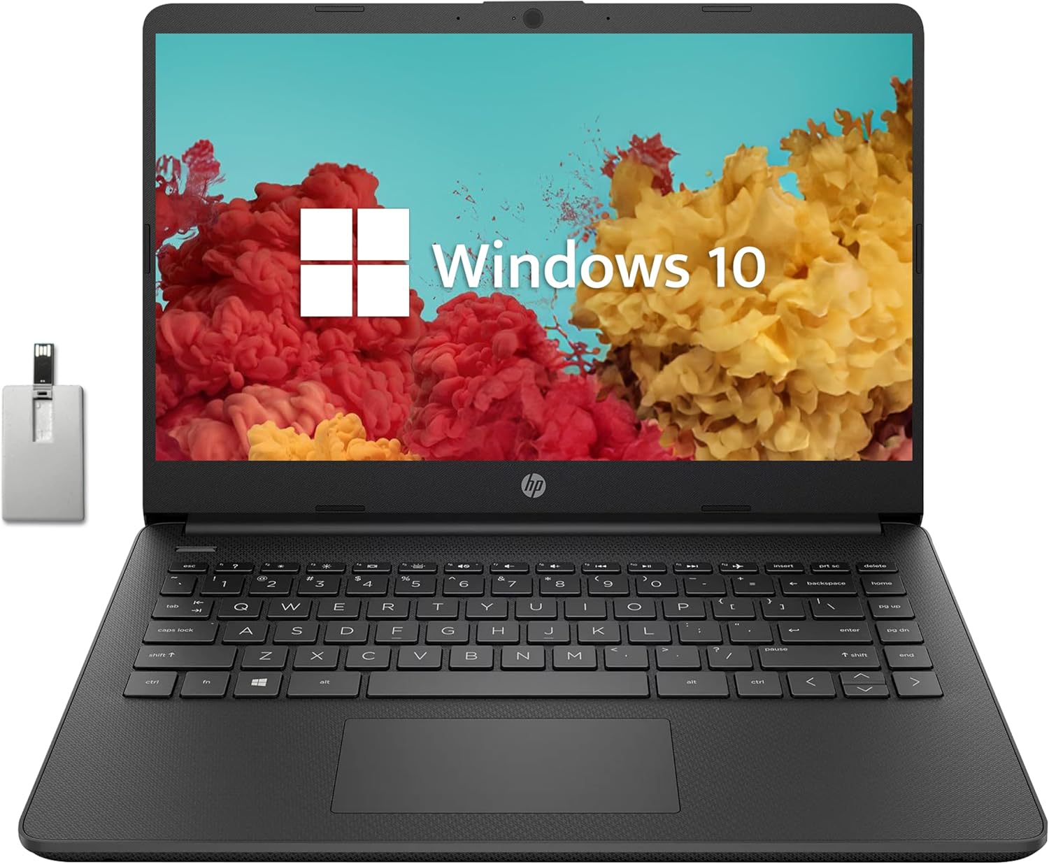 HP 14'' HD Laptop for Everyday Use, Intel Pentium Silver