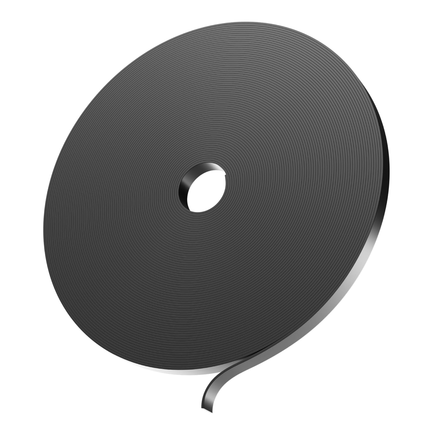 Master Magnetics Flexible Magnetic Strip - Plain with ID Groove on Weak Side - Heavy-Duty Strong Magnet Strips for Walls, Boards, Signs, and More - 0.60" Thick - 1" W - 100 Ft - 1 Roll