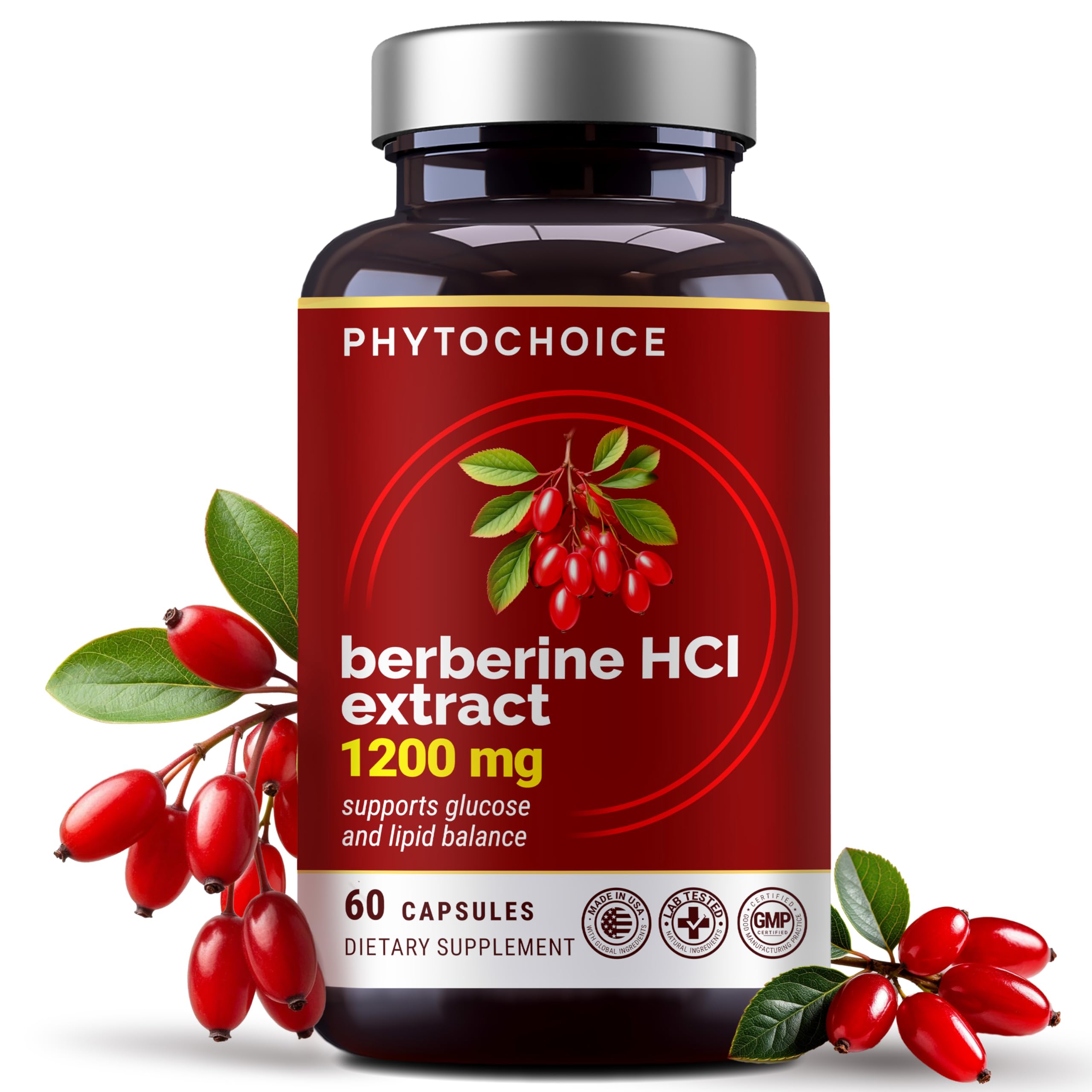 Pure Berberine HCl 1200mg