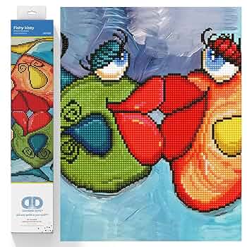Amazon.com: DIAMOND DOTZ Fishy Kissy Fish Diamond Painting