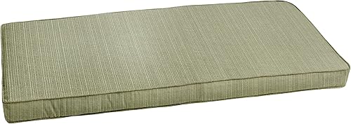 Miniatura 14 de Mozaic - Cojín para banco de interiores y exteriores, color azul. Azul mezclilla,Lienzo antiguo Beige,Lienzo Bay Marrón,Capri de lona.,Lona de