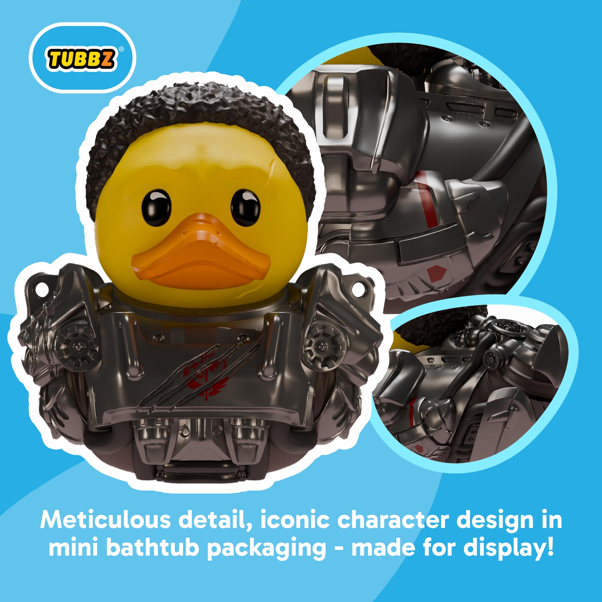 TUBBZ Mini: Fallout TV - Maximus Cosplaying Rubber Duck Vinyl Figure - Official Collectible for Fans of Fallout TV - Image 2