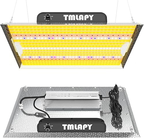 Miniatura 10 de Luz LED de crecimiento de 260 W, espectro completo con IR UV, regulable y cadena de margaritas, lámpara de cultivo colgante para tienda de plántulas