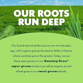 Amazing Grass Super Greens Powder Digest, Organic Greens Blend Smoothie Mix, Digestion Support, Spirulina, Chlorella, Probiotic Drink Mix, Pineapple Guava, 30 Servings, 7.4 Ounce (Packaging May Vary)