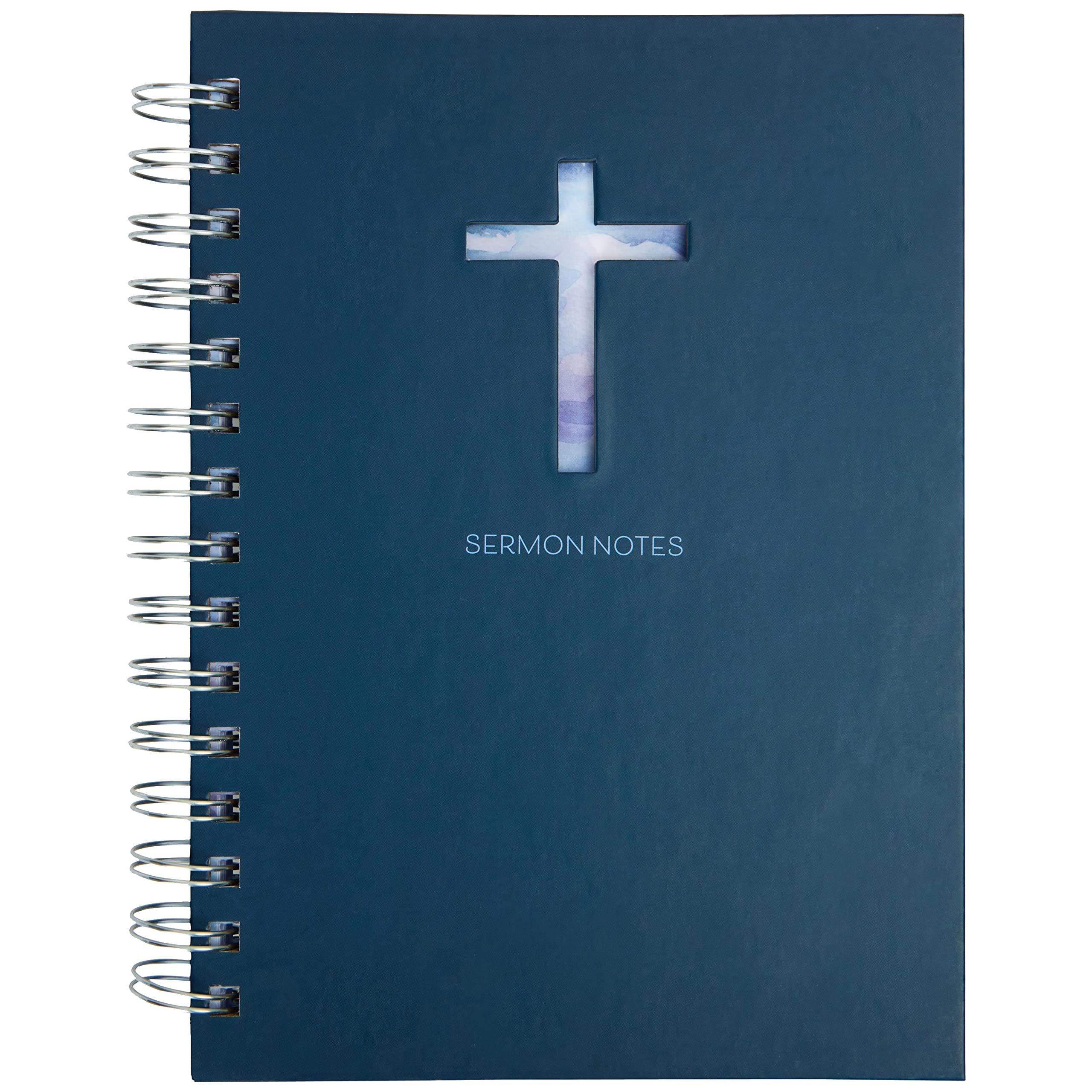Journal religieux guidé C.R. Gibson multicolore format A5 pour église