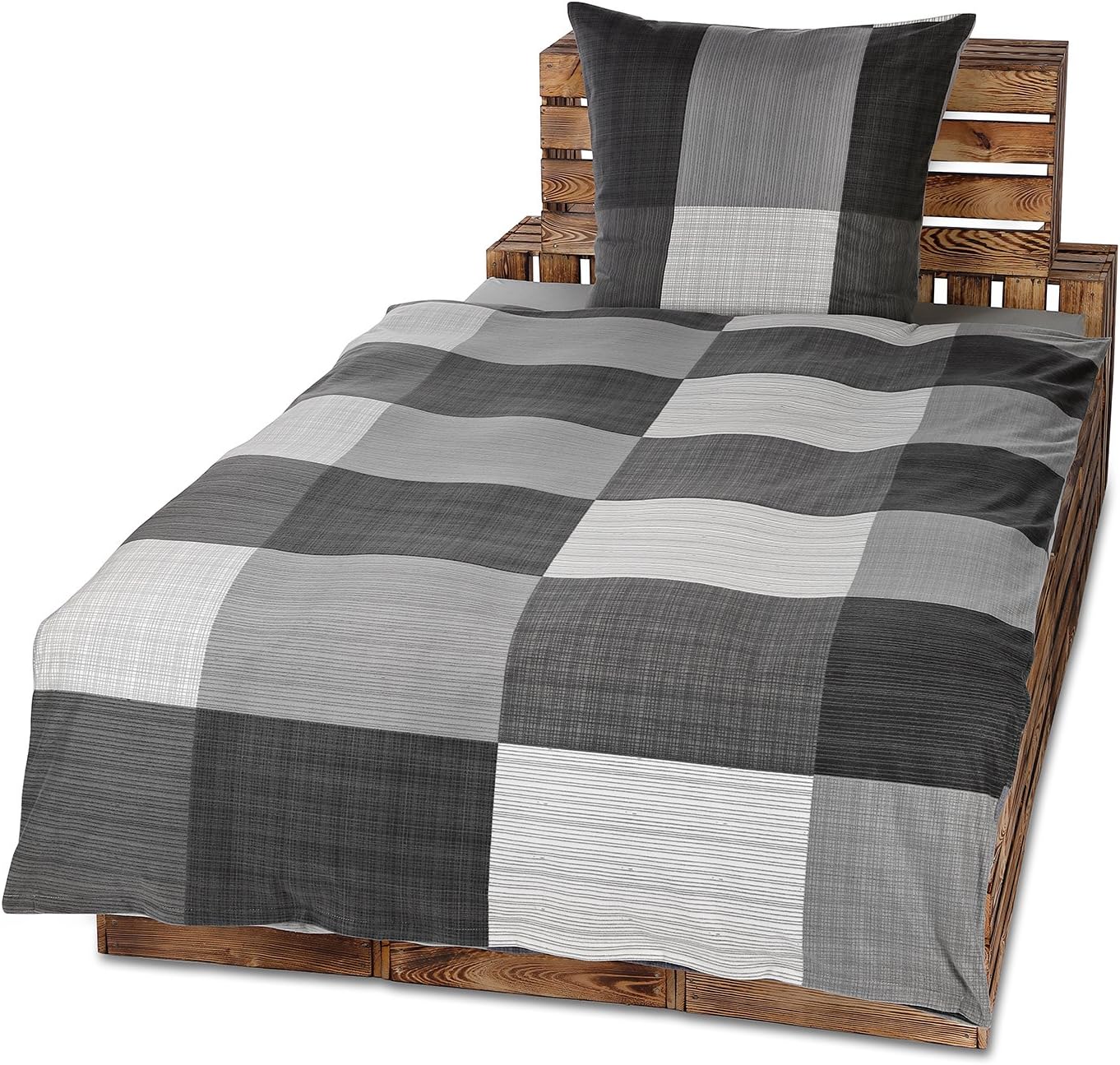 Amazon.de Warme Winter Microfaser Flausch Fleece Bettwäsche mit