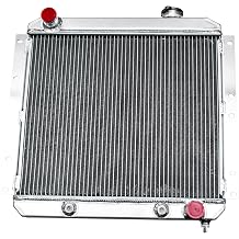 3 Row Core Radiator Compatible with 1958-1984 Toyota Land Cruiser FJ40 FJ45 3.9L 4.2L L6 Aluminum Downflow Radiators