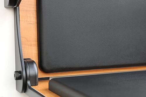 Miniatura 2 de Cojín de espuma para asiento de ducha, impermeable y antideslizante, fácil de limpiar, color negro