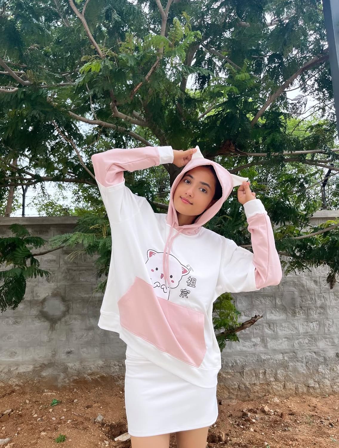 CRB Fashion Womens Girls Teens Teenagers Kawaii Cute Bunny Bear Sweater Hoodie Top Shirt Sweatshirt