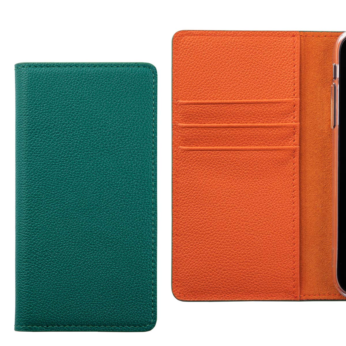 iPhone 14promax ケース 手帳型 6.7インチ　グリーン Amazon.co.jp: iPhone 14 Pro Max プロマックス ケース 本革