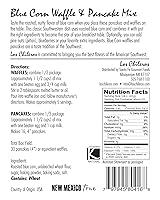 Vista 2 de Los Chileros Mezcla de panqueques y waffles de maíz azul, 16 onzas
