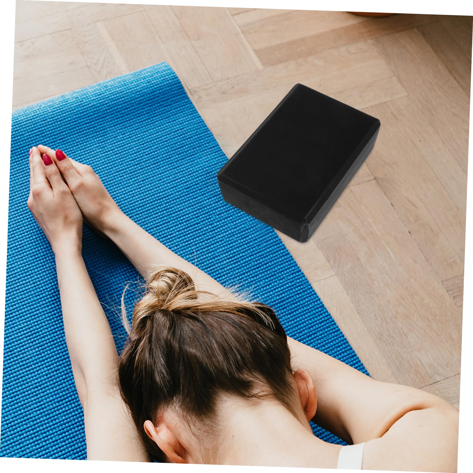 Blocchi Yoga Eva ad Alta Densità, 6 Pezzi, per Pratica | Ausili per Allenamento, Adatti a Donna, Confezione da 6, Colore Casuale