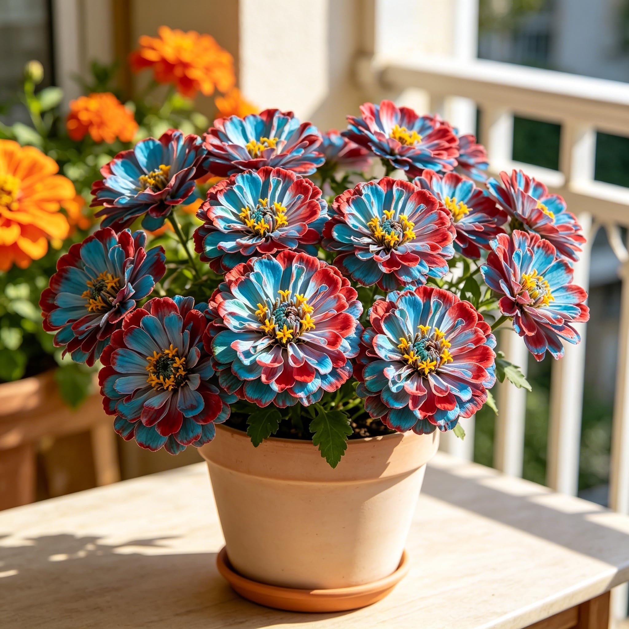 Zinnia Seeds,Bedding,Gorgeous,Ornamental,Rhizome,Resistant,Potted,Plants-1000pcs-b