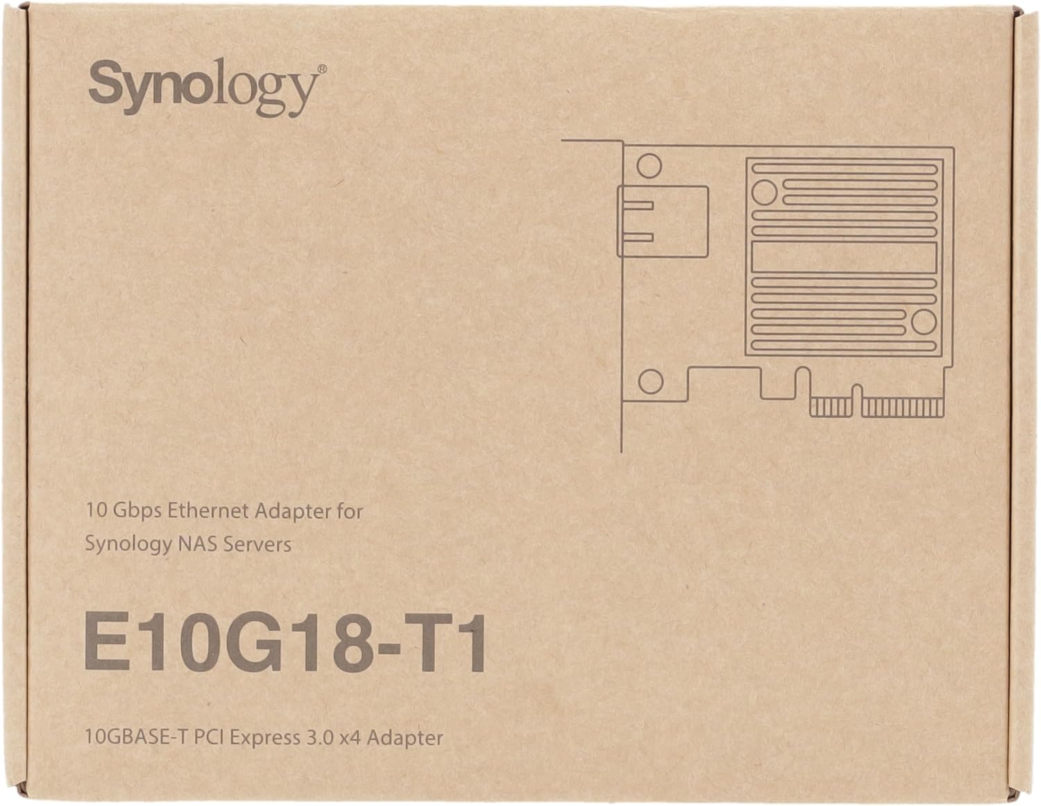 Synology 10Gb Ethernet Adapter 1 RJ45 Port (E10G18-T1)