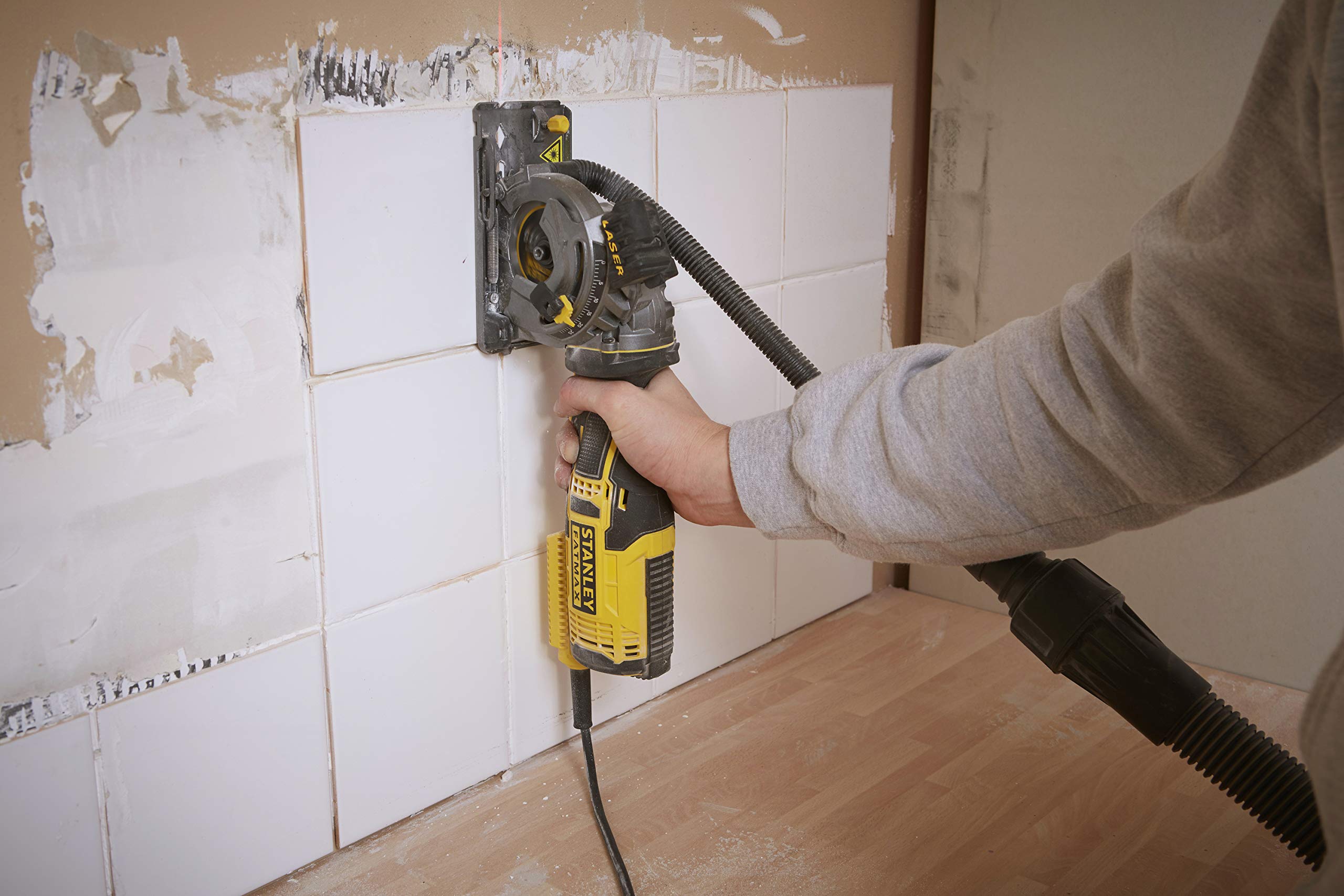 STANLEY FME380K-QS Mini-Sierra Circular de Mano 650W 89mm, 650 W
