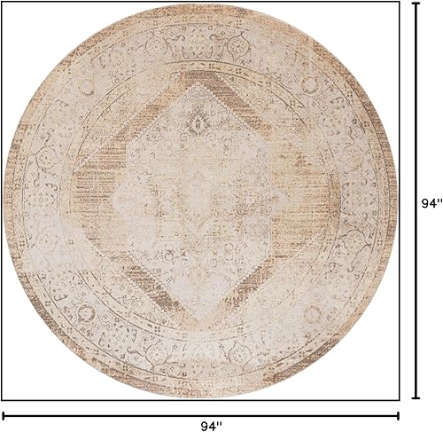 Miniatura 10 de Nourison Astra - Alfombra tradicional lavable a máquina, color azul plateado, 2.2 x 4 pies, fácil de limpiar, no se desprende, para dormitorio, sala