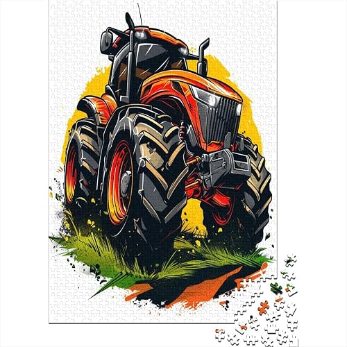 Tractor Rompecabezas para Adultos 1000 Piezas Regalo para Juego EduGatosivo Y Estimulante Desafiantes…