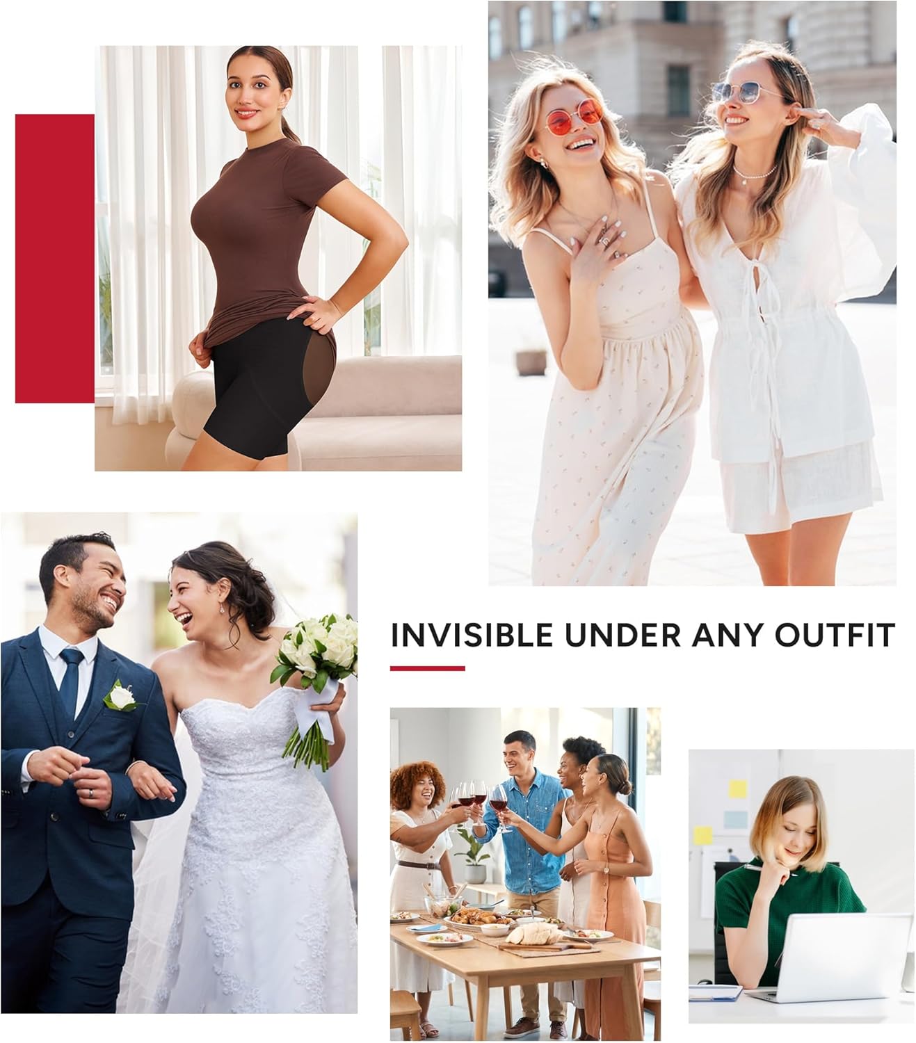 Nebility Tummy Control Shapewear for Women - High Waisted Butt Lifting Shapewear Shorts Body Shaper Underwear Panties - Image 6