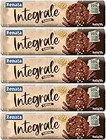 Kit com 5 Pacotes de Biscoito Integrale Cacau e Aveia de 150g cada - Renata