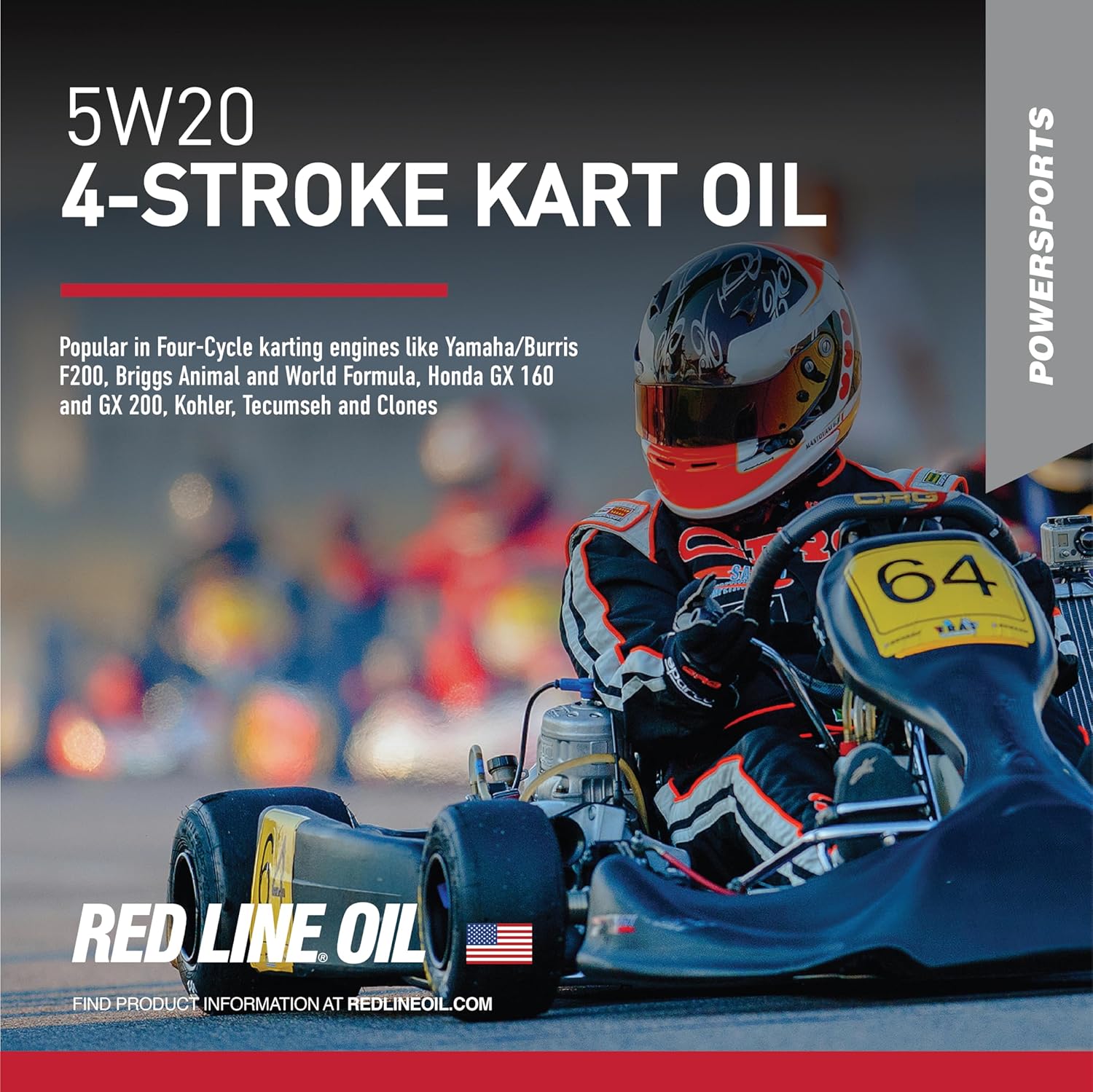 Red Line 41205 4-Stroke Kart Oil (5W20) - Gallon