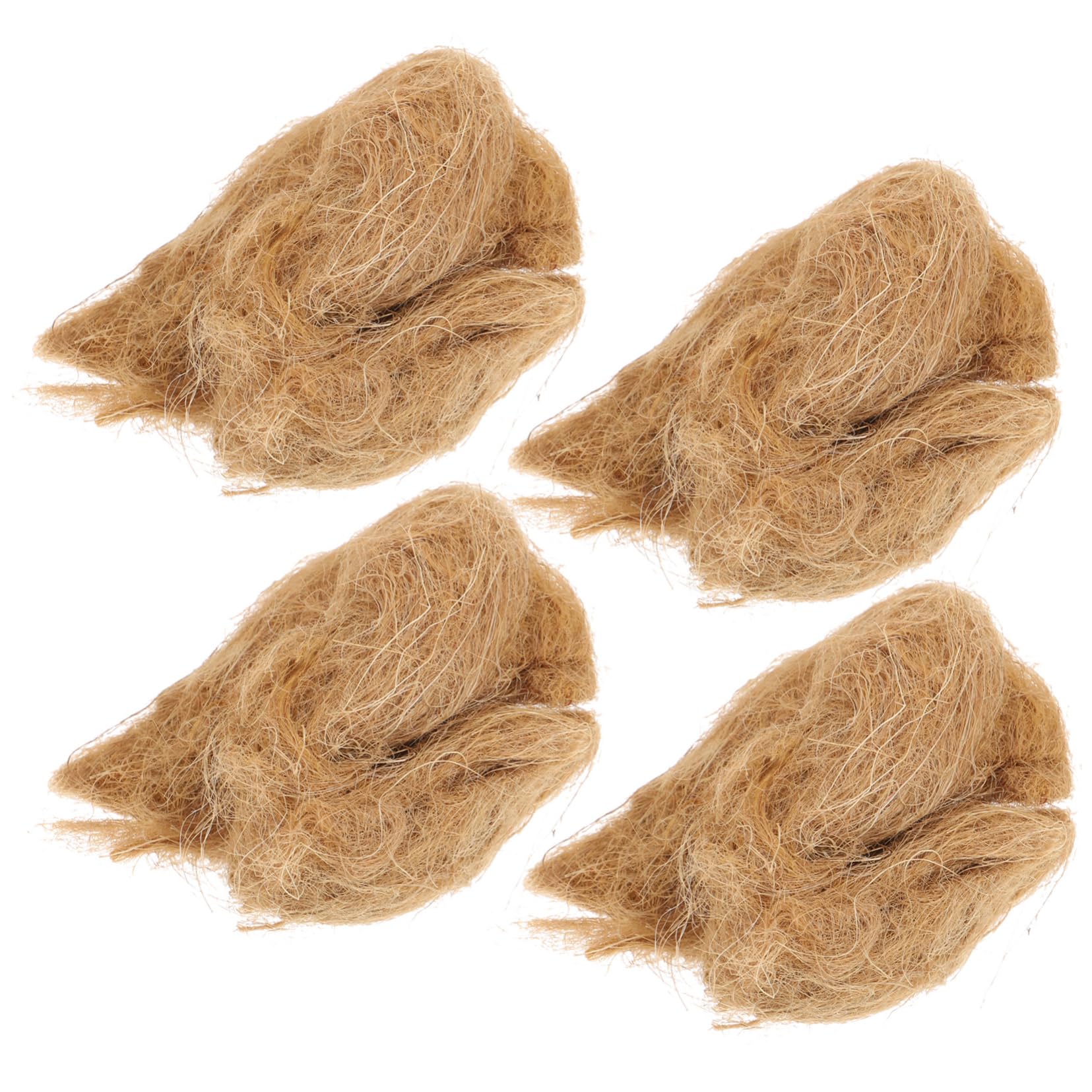UPKOCH 5 Ensembles Allume Naturel Jute pour Camping Accessoire De Survie Extérieur Outils Pratiques pour Plein Air 4 Pièces * 5
