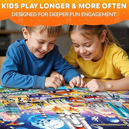 Miniatura 6 de QUOKKA Rompecabezas de piso de 23 pies por encima y más allá para adultos