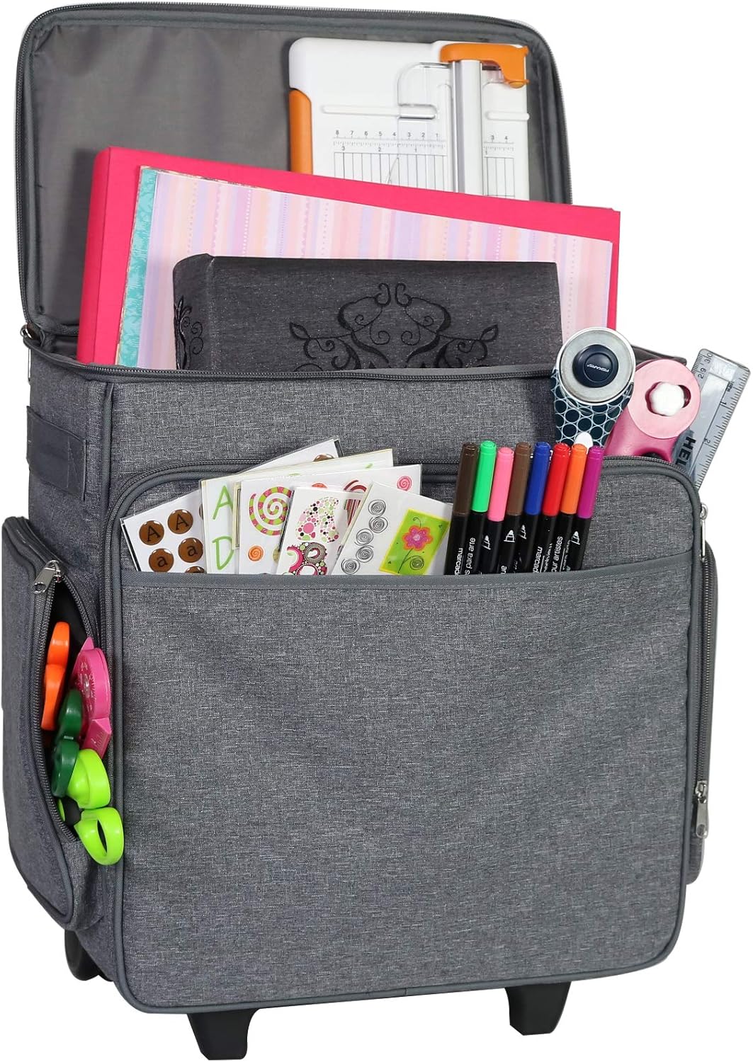 craft organizer tote with wheels