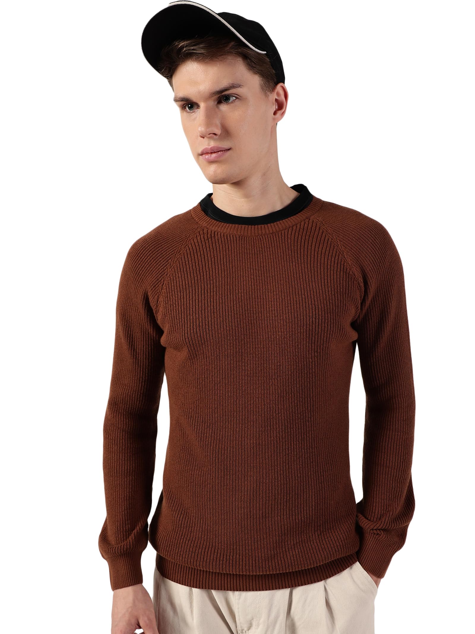 thomas scott Men's | Self Design | Full Sleeve | Regular Fit | 100% Cotton | Round Neck | Sweatshirts-picture-34
