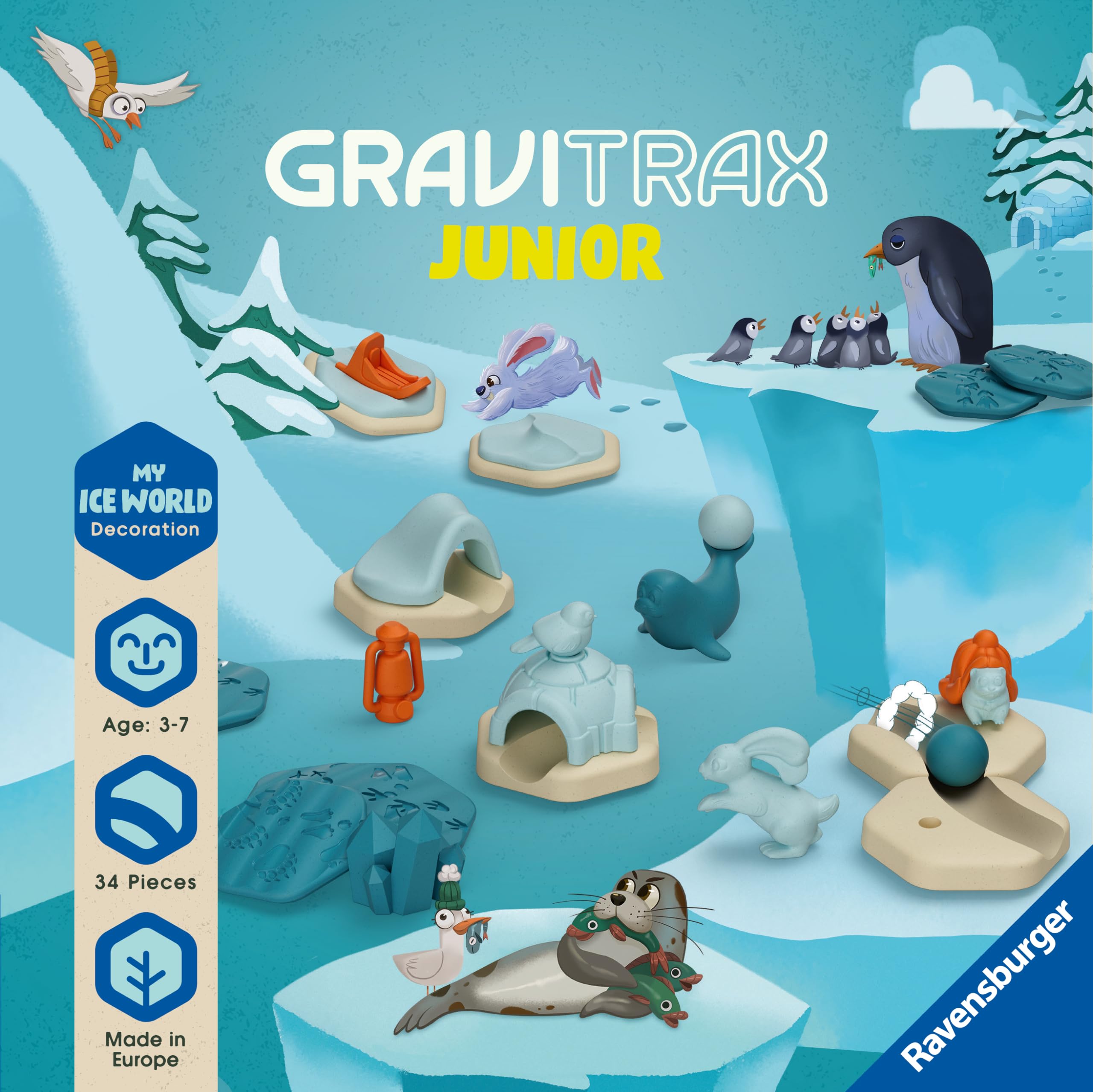 Ravensburger Gravitrax Junior Zestaw Uzupełniający Lodowa Przygoda