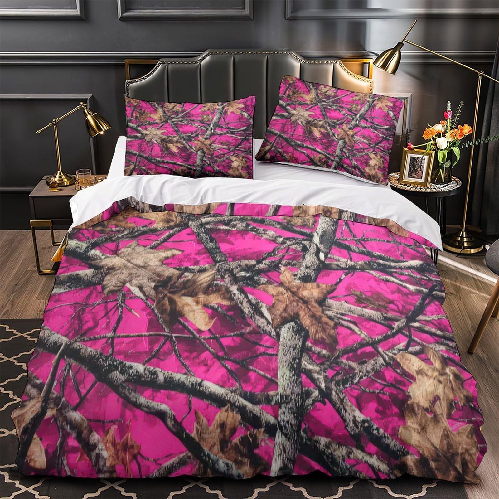 Parure de lit microfibre haut de gamme avec décor nuit étoilée ultra doux
