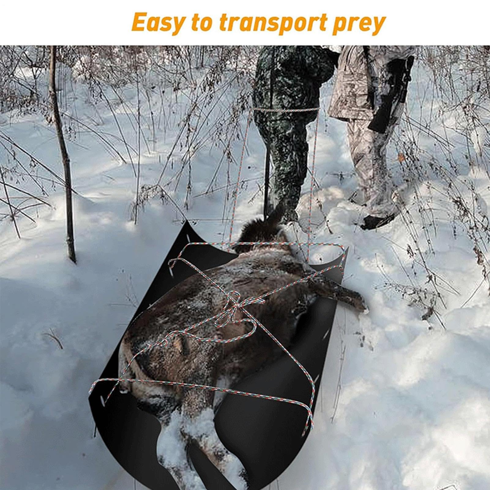 Slitta da neve – Slitta da caccia per cervi, resistente per trasportare | forniture da pesca, legna da ardere, caccia all' , attrezzatura da pesca e